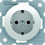 Berker 47432089, Berker 47432089 Steckdose SCHUKO R.1/R.3 polarwei&szlig;, gl&auml;nzend