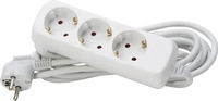Kopp 128690659, Kopp 128690659 Steckdosenleiste, 3-fach, 45&deg; gedrehte T&ouml;pfe,