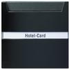 Gira 014047, Gira 014047 Hotel-Card Wechsler BSF S-Color Schwarz