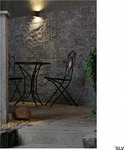 SLV 232537, SLV 232537 SITRA CUBE, Outdoor Wandleuchte, TCR-TSE, IP44, rost, max. 18