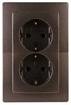 Kopp 941126061, Kopp 941126061 PARIS - Schutzkontakt-Steckdose, 2-fach,