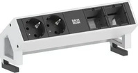 Bachmann 902.411, Bachmann 902.411 DESK2 2xCEE7/3 2xCM 0,2m INOX 902411