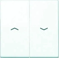 Jung AS591-5PWW, Jung AS591-5PWW Wippe 2fach, mit Pfeilsymbolen, Duroplast,...