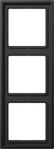 Jung AL2983D, Jung AL2983D Rahmen 3fach, LS 990, IP 44, Aluminium lackiert, dark,