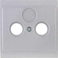 Kopp 313620180, Kopp 313620180 MALTA - Antennensteckdose TV/RF, Farbe: silber