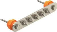 OBO 5015854, OBO 5015854 Potentialausgleichsschiene BigBar / 5 Anschl&uuml;sse 5xM10