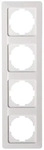 Kopp 305913063, Kopp 305913063 MILANO - Abdeckrahmen 4-fach, Farbe: wei&szlig;