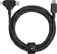 Native Union BELT-CCL-COS-NP, Native Union Belt Cable Duo, 1,5 m, USB C, USB
