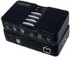 Logilink UA0099, LogiLink USB Sound Box Dolby 7.1 - Soundkarte - 48 kHz - 7.1 - USB