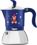Bialetti 0006649, Bialetti 0006649, Mokka-Kanne, 0,473 l, Blau, Rot, Edelstahl,
