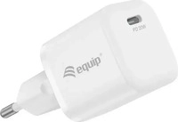 Equip 245520, Equip 1-Port 20W USB-C PD-Ladeger&auml;t, Indoor, AC, 12 V, Wei&szlig;