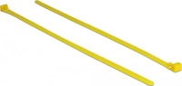 Delock 18761, Delock Kabelbinder - 30 cm - Gelb (Packung