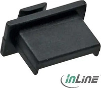InLine 59948A, InLine Staubschutz - f&uuml;r USB-A Buchse - schwarz 50er Pack