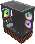Thermaltake CA-1Z4-00M1WN-WS, Thermaltake View 170 WS ARGB, Micro Tower, PC, Schwarz,