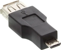 InLine 31608, InLine Micro-USB OTG Adapter - Micro-B Stecker an USB A BuchseUSB OTG -