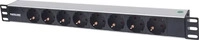 Intellinet 714037, Intellinet 19" 1.5U Rackmount 8-Way Power Strip - German Type",
