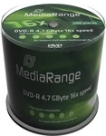 MEDIARANGE MR442, MEDIARANGE 100 x DVD-R - 4.7 GB 16x - Spindel
