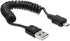 DeLock 83162, Delock - USB-Kabel - USB (M) zu Micro-USB Typ B (M) - 60 cm - gewickelt