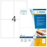 HERMA 10773, HERMA 10773, Wei&szlig;, Selbstklebendes Druckeretikett, Gestanztes...