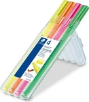 STAEDTLER 362 SB4, STAEDTLER triplus textsurfer - Textmarker - Neongr&uuml;n, Neongelb,