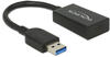 DeLock 65698, Delock Converter USB 3.1 Gen 2 Type-A male > USB Type-C - USB-Adapter -