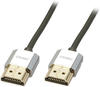 LINDY 41672, Lindy CROMO Slim High Speed HDMI Cable with Ethernet - HDMI-Kabel mit