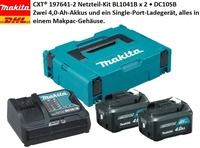 Makita 197641-2, Makita CXT - Batterieladeger&auml;t + Batterie 2 xLi-Ion - 4 Ah - 44 Wh