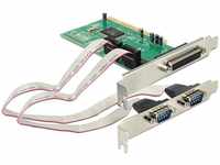 DeLock 89004, DeLock 1x Parallel & 2x Serial - PCI card - Adapter Parallel/Seriell -