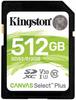 Kingston SDS2/512GB, Kingston Canvas Select Plus - Flash-Speicherkarte - 512 GB -