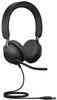 Jabra 24089-999-999, Jabra Evolve2 40 MS Stereo - Headset - On-Ear - kabelgebunden -