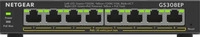 Netgear GS308EP-100PES, Netgear Plus GS308EP - Switch - Smart - 8 x 10/100/1000