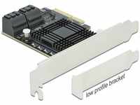 DeLock 90498, Delock 5 port SATA PCI Express x4 Card - Low Profile Form Factor -