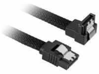 Sharkoon - SATA-Kabel - Serial ATA 150/300/600 - SATA (M) zu SATA (M) - 75 cm - 90°
