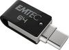 Emtec ECMMD64GT263C, EMTEC Mobile & Go T260C - Dual USB-Flash-Laufwerk - 64 GB - USB