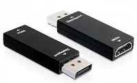 Delock 65258, Delock HDMI-Adapter - DisplayPort m&auml;nnlich