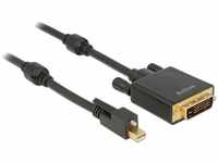 DeLock 83726, Delock - Videokabel - Mini DisplayPort (M) zu DVI-D (M) - 2 m -