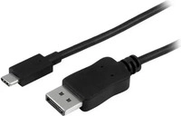 StarTech.com CDP2DPMM1MB, StarTech.com StarTech 3ft/1m USB C to DisplayPort 1.2 Cable