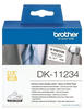 Brother DK11234, Brother DK11234 - Papier - selbstklebend - Schwarz auf Weiß - 60 x