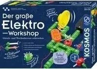 Kosmos 620820, Kosmos Der gro&szlig;e Elektro-Workshop, Elektronischer Bausatz, Strom, 10