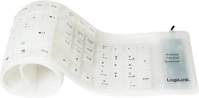 LogiLink ID0018A, LogiLink Flexible Waterproof - Tastatur - PS/2