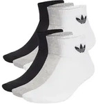 adidas Originals Mid Ankle 6 Pair Socken Wei&szlig; XS (34-36)