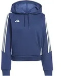 adidas Tiro 24 Hoody Damen Blau Weiss L (42-44)