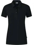 JAKO Organic Stretch Polo Shirt Damen Schwarz F800 34
