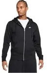 Nike Club Fleece Kapuzenjacke Schwarz F010 L