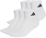 adidas Ankle 6er Pack Socken Wei&szlig; L (43-45)