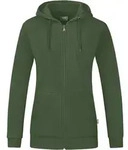 JAKO Organic Kapuzenjacke Damen Gr&uuml;n F240 46