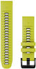 Garmin 010-13280-03, Garmin QuickFit 22 Silikon Armband, gelb/graphit...