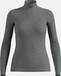 Odlo 111501-10183-S, Odlo Merino 200 Half Zip Damen Langarm Unterhemden grau Gr&ouml;&szlig;e