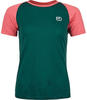 Ortovox 88063-62301-L, Ortovox Damen 120 Tec Fast Mountain T-Shirt (Größe L, gruen)