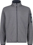 CMP 38H2237-41US-EU 48, CMP Knitted Jacquard Herren Fleecejacke grau Gr&ouml;&szlig;e M